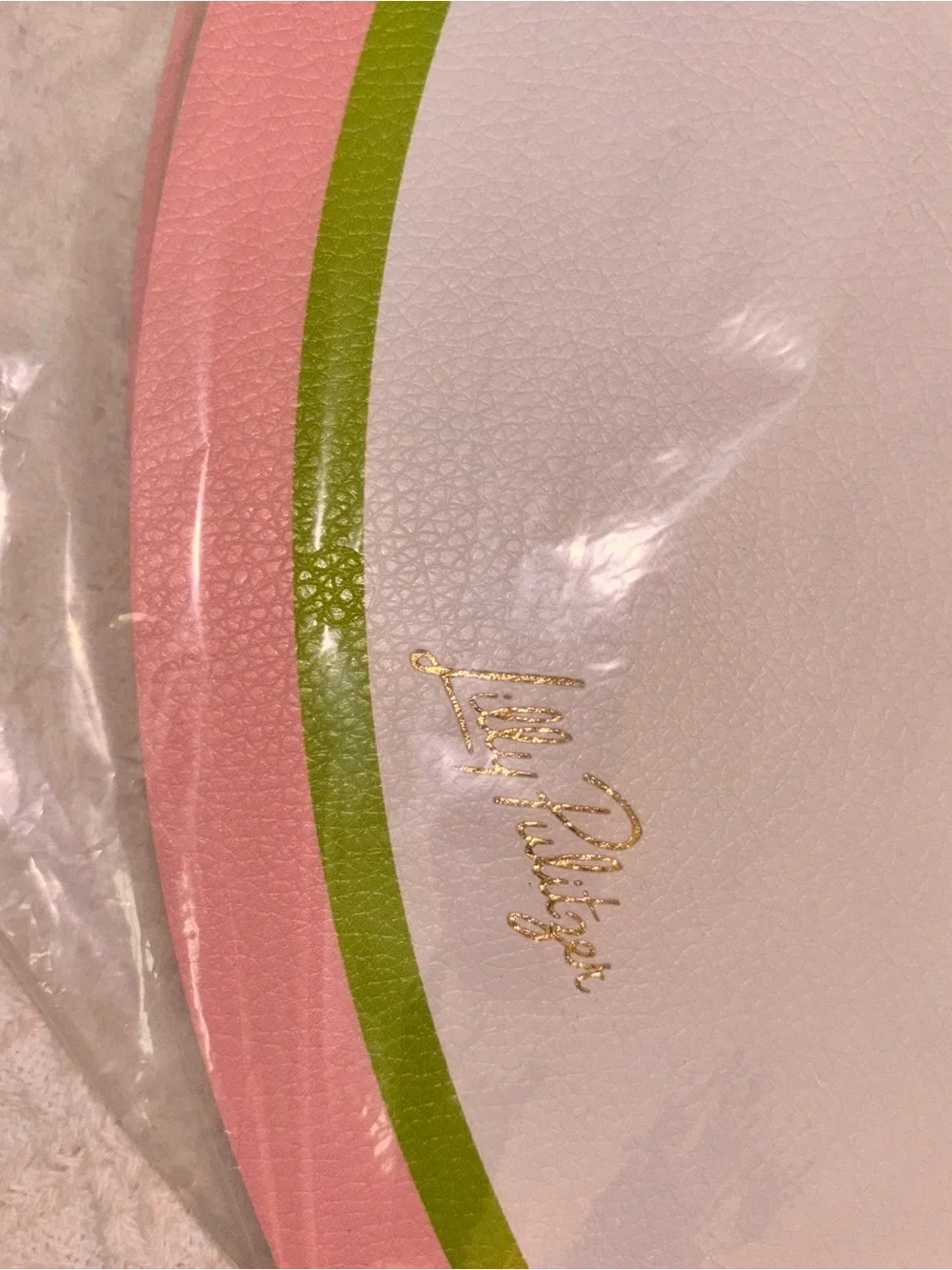 New set of 4 Lilly Pulitzer Placemats pastel floral sunshine wipeable